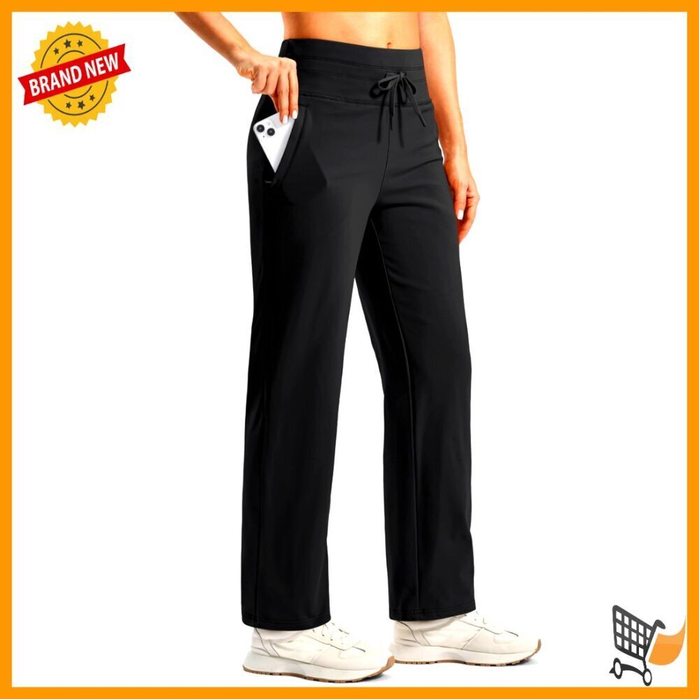 Fleece Lined Winter Pants 29" Inseam Water Resistant Active Sweatpants